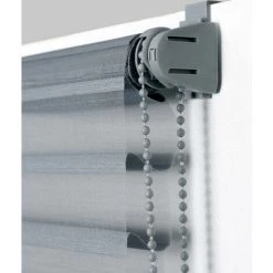 MADECOSTORE Store Enrouleur Jour Nuit Duo Voile Sans Percer - Gris - L41 X H150cm - Gris -Promos Store Boutique 28287047 3