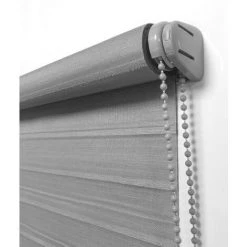 MADECOSTORE Store Enrouleur Jour Nuit Duo Voile Sans Percer - Gris - L41 X H150cm - Gris -Promos Store Boutique 28287047 4