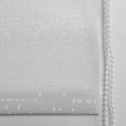 MADECOSTORE Store Enrouleur Tamisant Motif Manhattan - Blanc - L49 X H190cm - Blanc -Promos Store Boutique 28287067 5