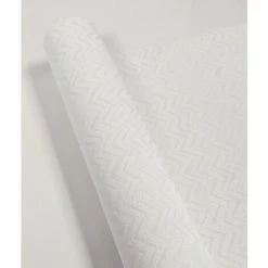 MADECOSTORE Panneau Japonais Tamisant Motif à Chevrons Blanc 50cm - Blanc - L50 X H250cm - Blanc -Promos Store Boutique 28287078 3