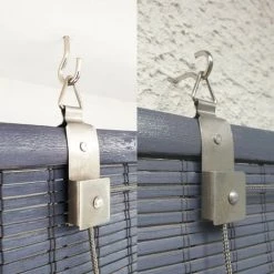 MADECOSTORE Roll'up Bambou Fines Lattes Pour Intérieur Et Extérieur - Gris - L80 X H250cm - Gris -Promos Store Boutique 28287087 3