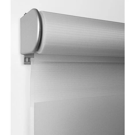 MADECOSTORE Store Enrouleur Jour Nuit Chic Sans Percer - Gamme Must - Blanc - L66 X H160cm - Blanc 7 MADECOSTORE Store Enrouleur Jour Nuit Chic Sans Percer - Gamme Must - Blanc - L66 X H160cm - Blanc – Image 5