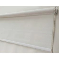 MADEINNATURE Store Enrouleur Tamisant Grandes Largeurs, Design Et Grande Qualité, Hauteur Maxi 250 Cm, Gris Ou Blanc, Chaînette Métal - Blanc - 1.50 M. -Promos Store Boutique 29529183 3