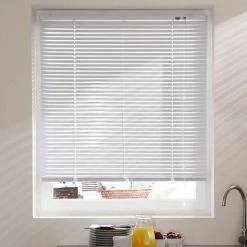 MADEINNATURE Store Vénitien Vinyle, Pose Facile Avec Ou Sans Perçage, Modèle Et Coloris Au Choix - Blanc 01 - 90 Cm - 40 Cm. - Blanc 01 -Promos Store Boutique 29530355 3