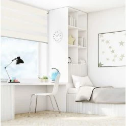 SECODIR Store Enrouleur Jour/nuit Sans Perçage Dimensions 80x180cm - Crème -Promos Store Boutique 29962170 5