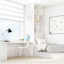 SECODIR Store Enrouleur Jour/nuit Sans Perçage Dimensions 60x160cm - Blanc -Promos Store Boutique 29962264 5