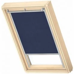 VELUX Original Store Toile Tamisante (RFL), Cadre Argenté, M06, 306 Bleu Foncé
