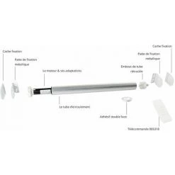 AVOSDIM Pack Motorisation Store Enrouleur ø32 80cm -Promos Store Boutique 30892666 3