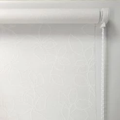 MADECOSTORE Store Enrouleur Voile Santorini Blanc - Blanc - L49 X H190cm - Blanc -Promos Store Boutique 3126455 3