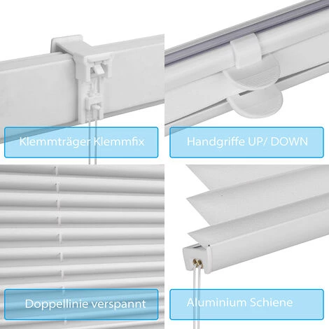 SEKEY Store Plissé Sans Perçage 90x130cm, Kaki 6 SEKEY Store Plissé Sans Perçage 90x130cm, Kaki – Image 4