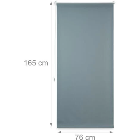 Relaxdays Store Enrouleur Occultant Sans Perçage Tissu 76 Cm De Large LxH 80 X 165 Cm, Gris 6 Relaxdays Store Enrouleur Occultant Sans Perçage Tissu 76 Cm De Large LxH 80 X 165 Cm, Gris – Image 4