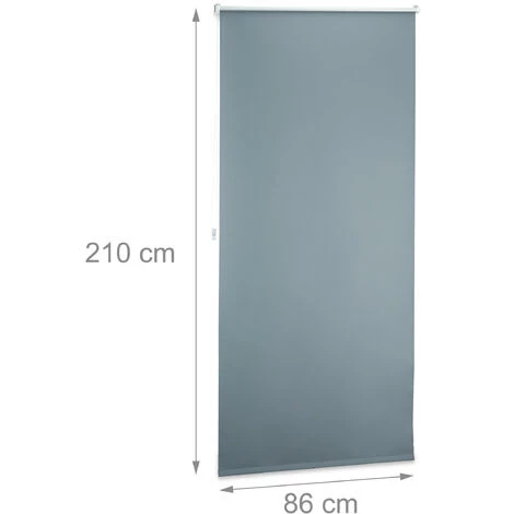 Relaxdays Store Enrouleur Occultant Sans Perçage Tissu 86 Cm De Large LxH 90 X 210 Cm, Gris 6 Relaxdays Store Enrouleur Occultant Sans Perçage Tissu 86 Cm De Large LxH 90 X 210 Cm, Gris – Image 4