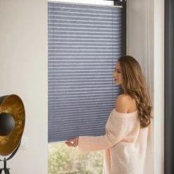 Relaxdays Store Vénitien Sans Perçage Volet Fenêtre Gris 60 X 130 Cm Laisse Passer La Lumière, Gris -Promos Store Boutique 31792148 3