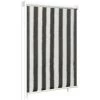 Store Roulant D'extérieur 60x140 Cm Rayures Anthracite Et Blanc VidaXL -Promos Store Boutique 32109971 1