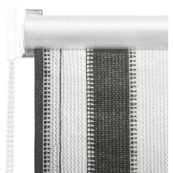 Store Roulant D'extérieur 60x140 Cm Rayures Anthracite Et Blanc VidaXL -Promos Store Boutique 32109971 3