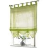 LangRay Store Romain Avec Boucles Rideaux Cuisine Stores Romains Boucle Transparente Rideaux Aveugles Moderne Voile Vert LxH 120x155cm 1 Pièce -Promos Store Boutique 32977637 1
