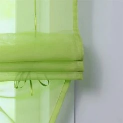LangRay Store Romain Avec Boucles Rideaux Cuisine Stores Romains Boucle Transparente Rideaux Aveugles Moderne Voile Vert LxH 120x155cm 1 Pièce -Promos Store Boutique 32977637 3