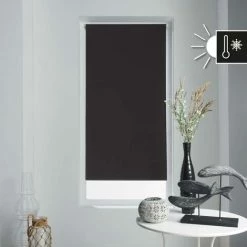 DOUCEUR D'INTÉRIEUR Store Enrouleur Occultant 45x180 Cm Noir - Noir