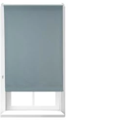 Relaxdays Store Enrouleur Occultant Sans Perçage Tissu 66 Cm De Large LxH 70 X 165 Cm, Gris