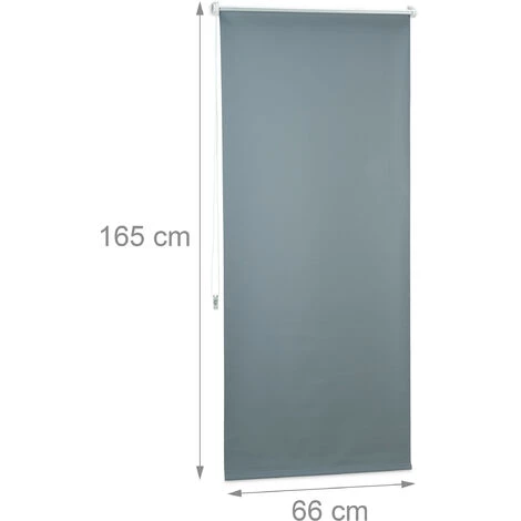 Relaxdays Store Enrouleur Occultant Sans Perçage Tissu 66 Cm De Large LxH 70 X 165 Cm, Gris 6 Relaxdays Store Enrouleur Occultant Sans Perçage Tissu 66 Cm De Large LxH 70 X 165 Cm, Gris – Image 4