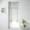 Paris Prix - Store Voilage Brodé "anya" 60x150cm Vert -Promos Store Boutique 33654397 1