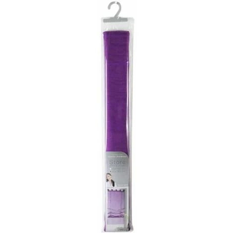 Paris Prix - Store Voilage "horizon" 60x180cm Prune 4 Paris Prix - Store Voilage "horizon" 60x180cm Prune – Image 2