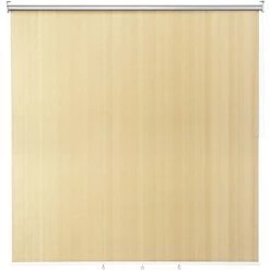 GOPLUS Store Occultant 181 X 181cm, Semi-Obscure Isolant Thermique Anti-UV, Avec Cha?ne à Perles Glisse, En HDPE Et Aluminium, Pour Cuisine, Chambre, Nettoyage Facile (Beige, 181 X 181cm)
