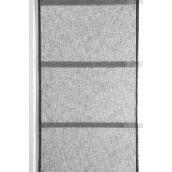 RIDEAUDISCOUNT Panneau Japonais Transparent 60 X 300 Cm à Scratch Grande Hauteur Effet Lin Naturel Gris Charbon - Gris -Promos Store Boutique 35654931 4