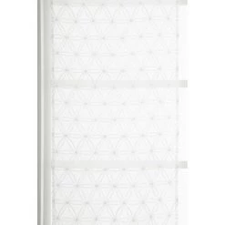 RIDEAUDISCOUNT Panneau Japonais Transparent 60 X 300 Cm à Scratch Grande Hauteur Brodé Motif Rosaces Ton Sur Ton Blanc - Blanc 9 RIDEAUDISCOUNT Panneau Japonais Transparent 60 X 300 Cm à Scratch Grande Hauteur Brodé Motif Rosaces Ton Sur Ton Blanc - Blanc -Promos Store Boutique 35654932 4