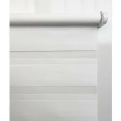 MADECOSTORE Store Enrouleur Jour Nuit Chic Automatique - Blanc - L41 X H160cm - Blanc -Promos Store Boutique 35848736 3