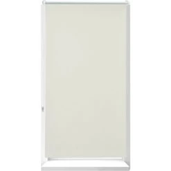 Relaxdays Store Enrouleur Occultant, Store Occultant, Support Chaînette Latérale, Fixation Fenêtre, Beige, 80 X 210 Cm