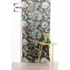 RIDEAUDISCOUNT Panneau Japonais 60 X 300 Cm à Scratch Grande Hauteur Jacquard Qualité Editeur Motif Tropical 70's Noir - Noir -Promos Store Boutique 35996713 1