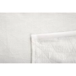 RIDEAUDISCOUNT Panneau Japonais 60 X 300 Cm à Scratch Grande Hauteur Imprimé Relief Flocage Motif Géométrique Abstrait Blanc - Blanc 10 RIDEAUDISCOUNT Panneau Japonais 60 X 300 Cm à Scratch Grande Hauteur Imprimé Relief Flocage Motif Géométrique Abstrait Blanc - Blanc -Promos Store Boutique 35996715 4