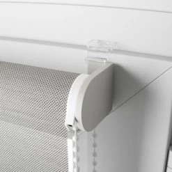 Centrale Brico Store Enrouleur Tamisant, Blanc/gris Screen Uni, L.55 X H.190 Cm -Promos Store Boutique 36530104 4