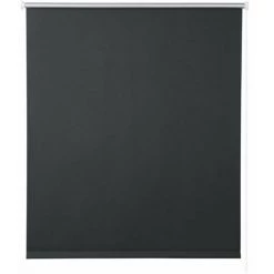 HELLOSHOP26 Store Enrouleur Occultant Polyester Montage Rapide Aucun Perçage Requis Pour Fenêtres Et Portes 40x160 Cm Anthracite - Or