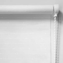 MADECOSTORE Store Enrouleur Tamisant Noppe Blanc - Blanc - L49 X H190cm - Blanc -Promos Store Boutique 38979284 3