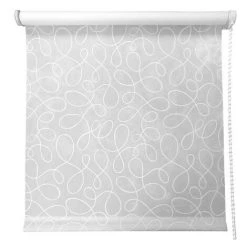 MADECOSTORE Store Enrouleur Tamisant Motif Méli Mélo - Blanc - L64 X H190cm - Blanc -Promos Store Boutique 38980496 2