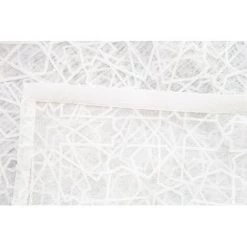 RIDEAUDISCOUNT Panneau Japonais Transparent 60 X 300 Cm à Scratch Grande Hauteur Brodé Motif Mosaique Blanc - Blanc 10 RIDEAUDISCOUNT Panneau Japonais Transparent 60 X 300 Cm à Scratch Grande Hauteur Brodé Motif Mosaique Blanc - Blanc -Promos Store Boutique 39355362 4