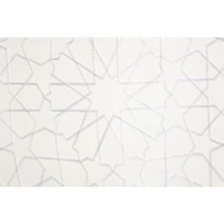 RIDEAUDISCOUNT Panneau Japonais Transparent 60 X 300 Cm à Scratch Grande Hauteur Brodé Motif Mosaique Blanc - Blanc 11 RIDEAUDISCOUNT Panneau Japonais Transparent 60 X 300 Cm à Scratch Grande Hauteur Brodé Motif Mosaique Blanc - Blanc -Promos Store Boutique 39355362 5