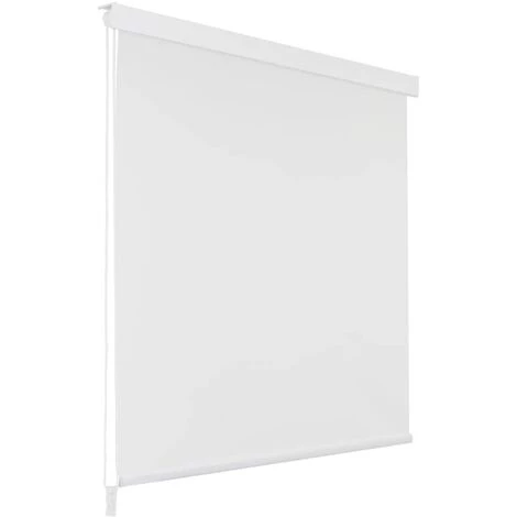 HAPPYSHOPPING Store Roulant De Douche 160 X 240 Cm Blanc 3 HAPPYSHOPPING Store Roulant De Douche 160 X 240 Cm Blanc