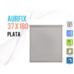 PUR LINE Store à Rouleau Translucide Avec Tissu Lisse Et Chaîne Manuelle - ARGENT -Promos Store Boutique 40991526 3