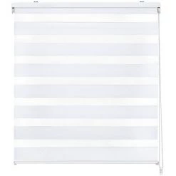 Store Enrouleur Jour Et Nuit - Easydeco - Blanc - 180 X 175 Cm