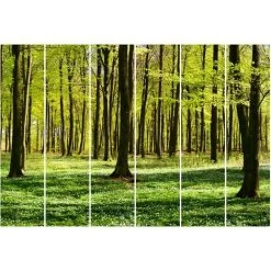 BILDERWELTEN Ensemble De Rideaux Coulissants - Glade - 6 Rideaux à Panneaux Dimension: 250 X 360cm (6 Rideaux á 250 X 60cm), Système De Montage: Sans Suspension 9 BILDERWELTEN Ensemble De Rideaux Coulissants - Glade - 6 Rideaux à Panneaux Dimension: 250 X 360cm (6 Rideaux á 250 X 60cm), Système De Montage: Sans Suspension -Promos Store Boutique 41693071 3