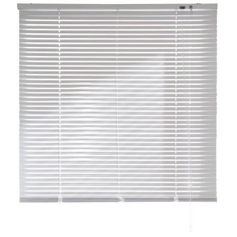 MADECOSTORE Store Vénitien Aluminium 25mm - Blanc - L50 X H130cm - Blanc 5 MADECOSTORE Store Vénitien Aluminium 25mm - Blanc - L50 X H130cm - Blanc – Image 3