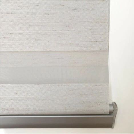 MADECOSTORE Store Enrouleur Jour Nuit Alutech Avec Coffre - Gamme Must - Lin - L63 X H250cm - Lin 7 MADECOSTORE Store Enrouleur Jour Nuit Alutech Avec Coffre - Gamme Must - Lin - L63 X H250cm - Lin – Image 5