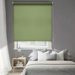 MADECOSTORE Store Enrouleur Occultant Uni H190cm - Vert Fougère - L64 X H190cm - Vert Fougère