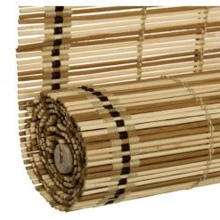 LOLA HOME Store Enrouleur Beige En Tiges De Bambou 90x180 Cm -Promos Store Boutique 44933986 2