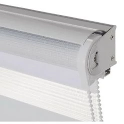 YESDEKO Store Enrouleur Nuit Jour Blanc 140x250cm Iris -Promos Store Boutique 45753279 4