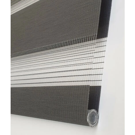 MADECOSTORE Store Enrouleur Jour Nuit Prêt-à-poser Sans Percer H250cm - Gris Anthracite - L45 X H250cm - Gris Anthracite 6 MADECOSTORE Store Enrouleur Jour Nuit Prêt-à-poser Sans Percer H250cm - Gris Anthracite - L45 X H250cm - Gris Anthracite – Image 4