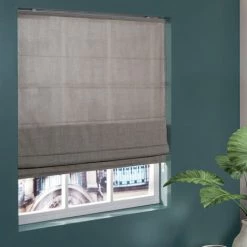 MADECOSTORE Store Bateau Tamisant Chiné Chambray - Taupe - L60 X H250cm - Taupe